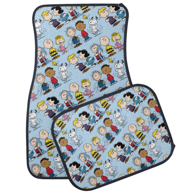 Peanuts Gang Group Lineup Car Floor Mat (Set)