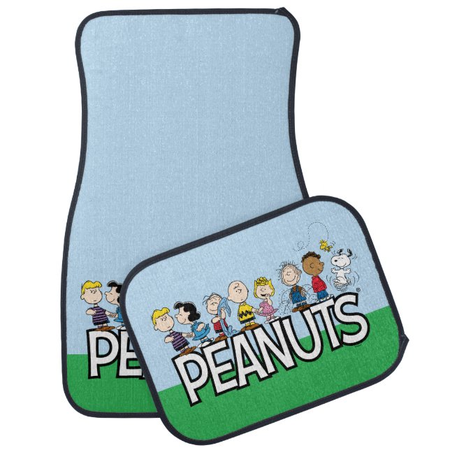 Peanuts Gang Group Lineup Car Floor Mat (Set)
