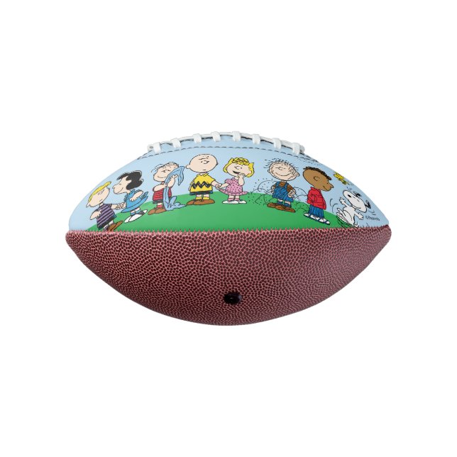 Peanuts Gang Group Lineup Football (Rotated 270)