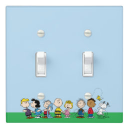 Peanuts Gang Group Lineup Light Switch Cover