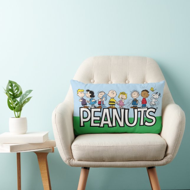 Peanuts Gang Group Lineup Lumbar Pillow (Chair)