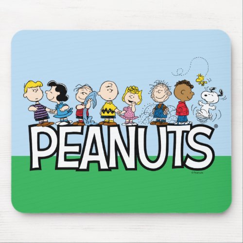 Peanuts Gang Group Lineup Mouse Pad