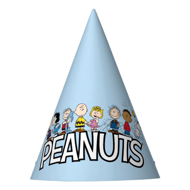 Peanuts Gang Group Lineup Party Hat (Front)