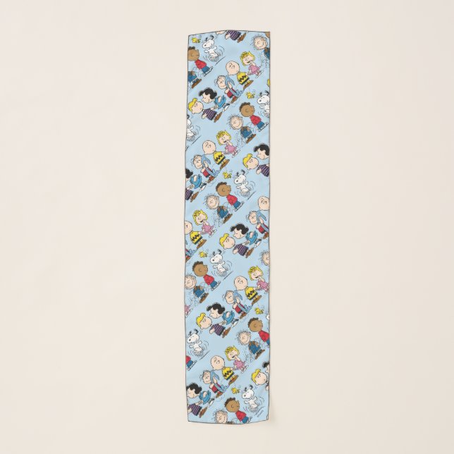 Peanuts Gang Group Lineup Scarf (Front)