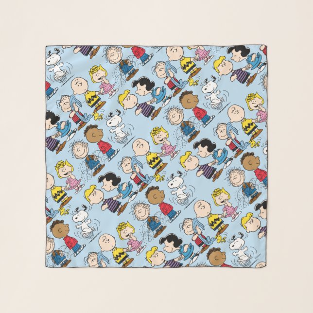 Peanuts Gang Group Lineup Scarf (Front)