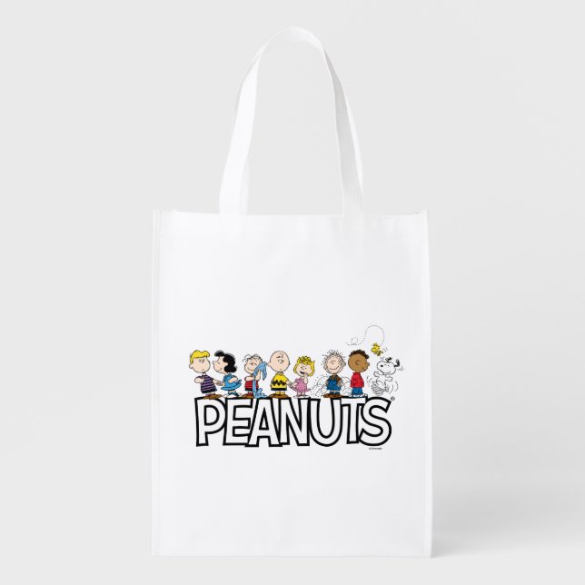 Peanuts Gang Group Lineup Tote Bag (Front)