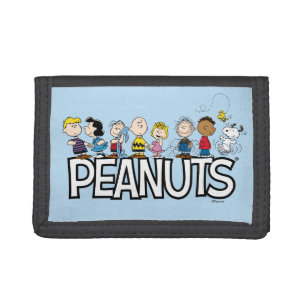 Peanuts Gang Group Lineup Tri-fold Wallet