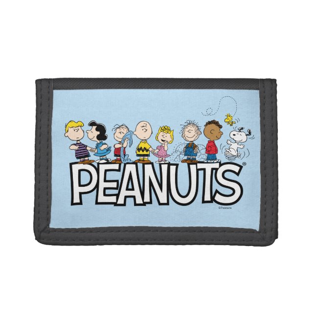 Peanuts Gang Group Lineup Trifold Wallet (Front)