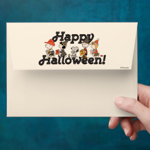 Peanuts Gang Happy Halloween Parade Envelope