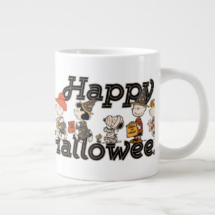 Peanuts Gang Happy Halloween Parade Giant Coffee Mug