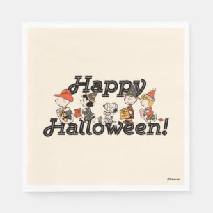 Peanuts Gang Happy Halloween Parade Napkins
