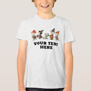 Peanuts Gang Happy Halloween Parade Tri-Blend Shirt