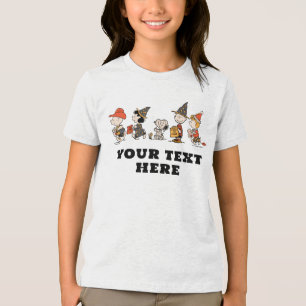 Peanuts Gang Happy Halloween Parade Tri-Blend Shirt