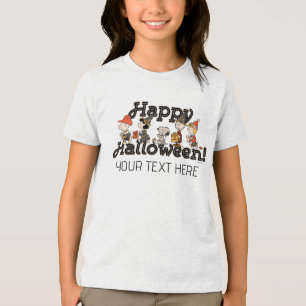 Peanuts Gang Happy Halloween Parade Tri-Blend Shirt