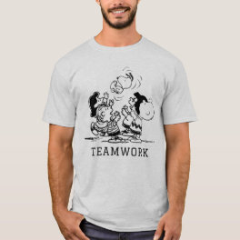 Peanuts Gang Lifting Snoopy T-Shirt