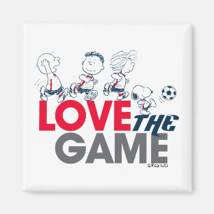 Peanuts Gang - Love The Game Magnet