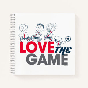 Peanuts Gang - Love The Game Notebook