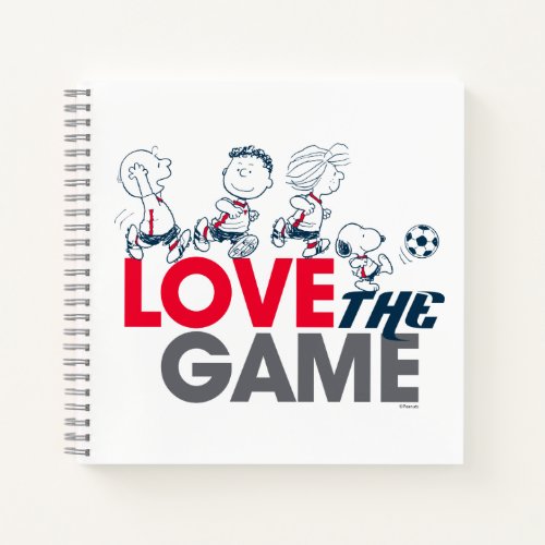 Peanuts Gang _ Love The Game Notebook