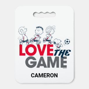 Peanuts Gang - Love The Game Seat Cushion