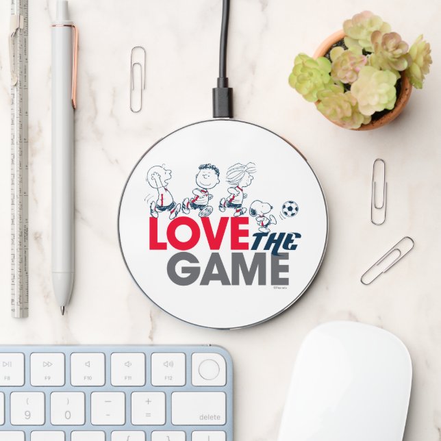 Peanuts Gang - Love The Game Wireless Charger (Desk)