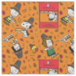 Peanuts Gang Pilgrim Thanksgiving Fabric