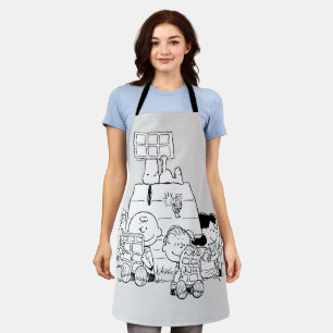 Peanuts Gang Reading Comics Apron