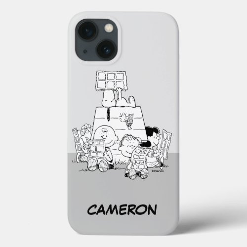 Peanuts Gang Reading Comics iPhone 13 Case