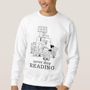 Peanuts Gang Reading Comics Sweatshirt