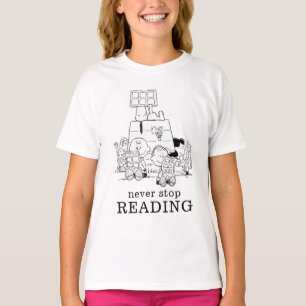 Peanuts Gang Reading Comics T-Shirt