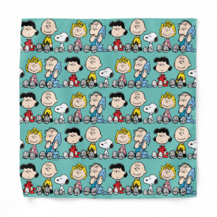 Peanuts Gang Sitting Together Bandana