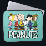 Peanuts Gang Sitting Together Laptop Sleeve<br><div class="desc">Check out Lucy,  Charlie Brown,  Snoopy,  Sally,  and Linus sitting together in a row.</div>