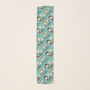 Peanuts Gang Sitting Together Scarf