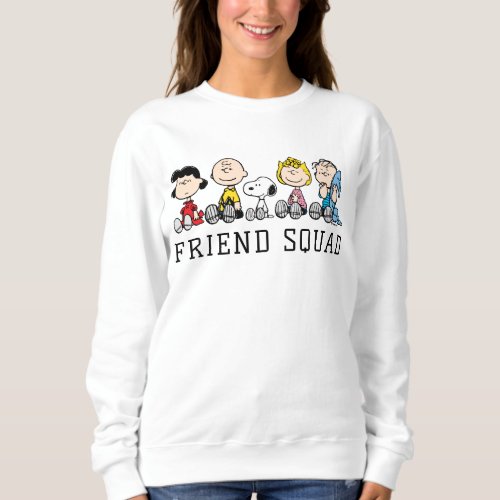 Peanuts Gang Sitting Together Sweatshirt