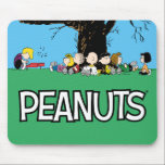 Peanuts Gang Under A Tree Mouse Pad<br><div class="desc">Check out the Peanuts gang hanging out under a tree, featuring Schroeder playing piano while Sally, Linus, Charlie Brown, Snoopy, Lucy, Peppermint Patty, and Marcie listen.</div>