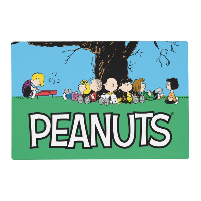 Peanuts Gang Under A Tree Placemat (Front)