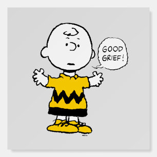 Peanuts   Good Grief Charlie Brown Foam Board