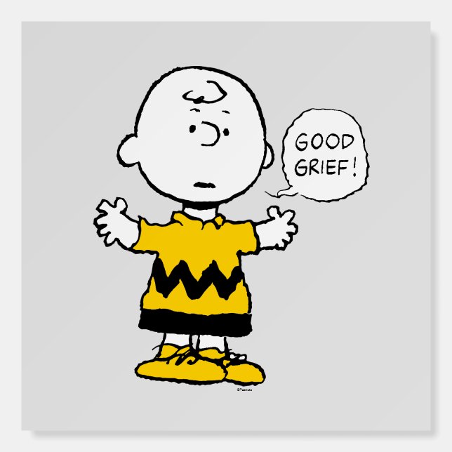 Peanuts | Good Grief Charlie Brown Foam Board (Front)