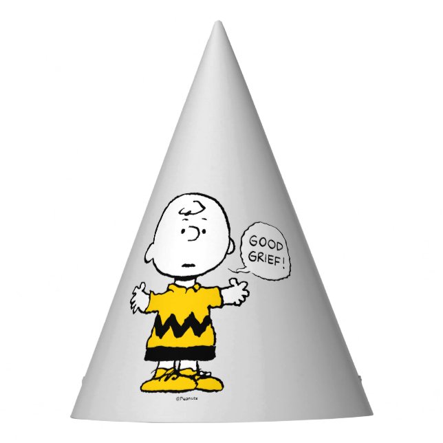Peanuts | Good Grief Charlie Brown Party Hat (Front)