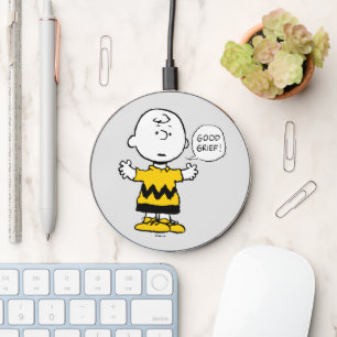 Peanuts   Good Grief Charlie Brown Wireless Charger
