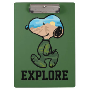 Peanuts Great Outdoor Snoopy Clipboard