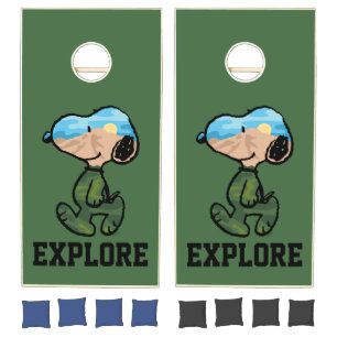 Peanuts Great Outdoor Snoopy Cornhole Set