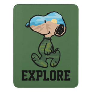 Peanuts   Great Outdoor Snoopy Door Sign