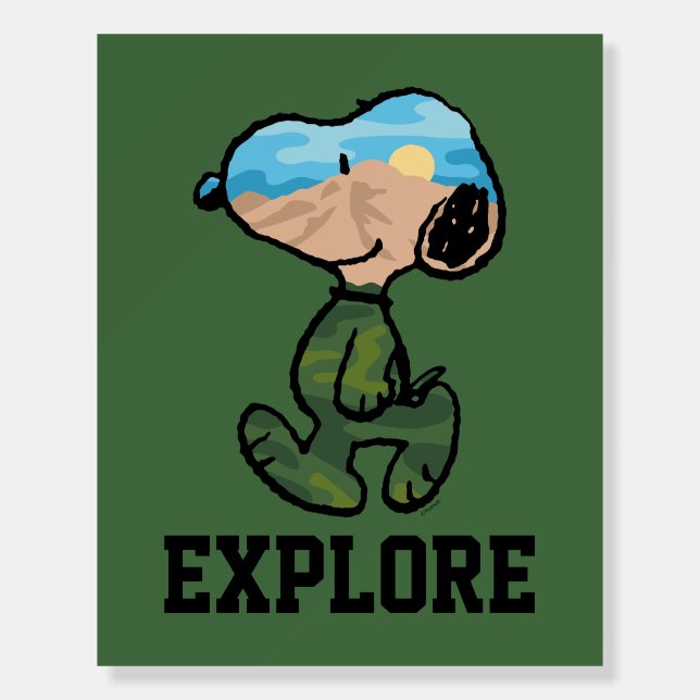 Peanuts | Great Outdoor Snoopy Foam Board (Front)