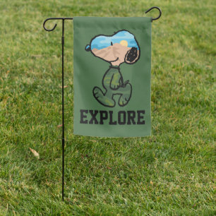 Peanuts Great Outdoor Snoopy Garden Flag