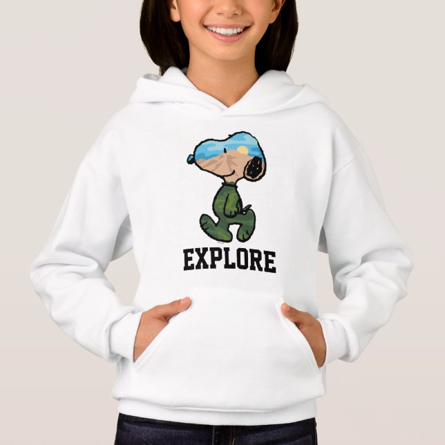 Peanuts | Great Outdoor Snoopy Hoodie (Front)