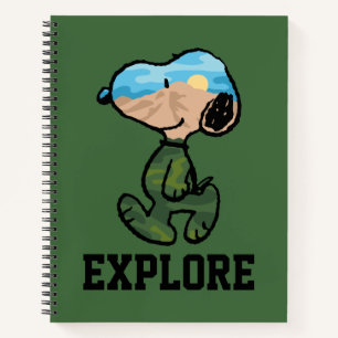 Peanuts Great Outdoor Snoopy Notebook