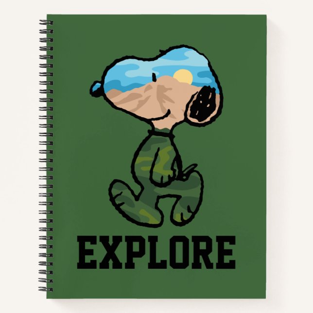 Peanuts | Great Outdoor Snoopy Notebook (Front)