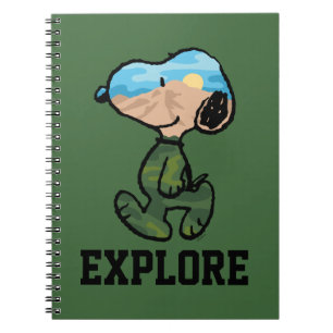 Peanuts Great Outdoor Snoopy Notebook