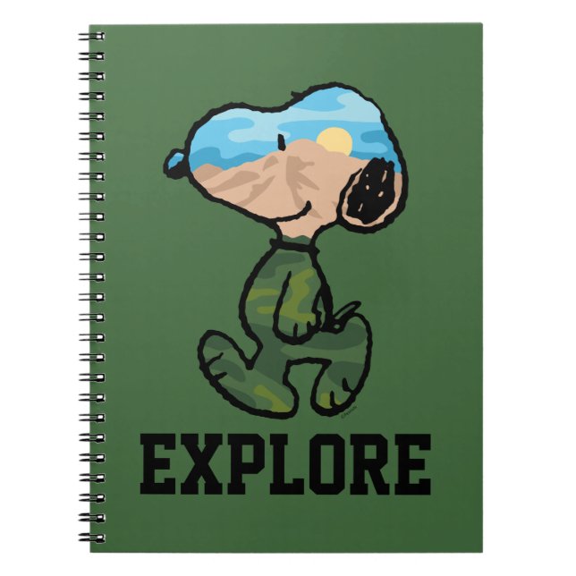 Peanuts | Great Outdoor Snoopy Notebook (Front)