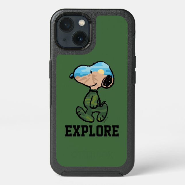 Peanuts | Great Outdoor Snoopy Otterbox iPhone Case (Back)